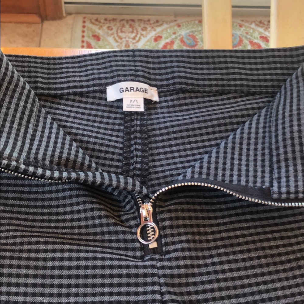 High waisted zip up pants from Garage
